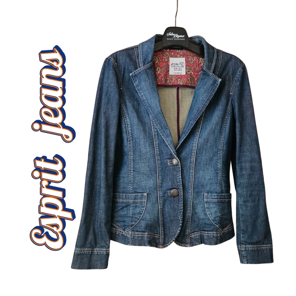 π΅Esprit Indigo Denim Jacket | Y2K